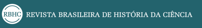 Logo Revista Brasileira de História da Ciência.