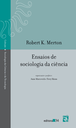 Capa do livro Ensaios de sociologia da ciência, de Robert Merton.