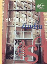 Capa Revista Scientiae Studia volume 11 número 3