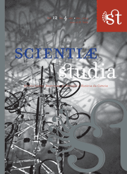 Capa Scientiae Studia volume 12 número 04.
