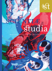 Capa Scientiae Studia volume 13 número 03.