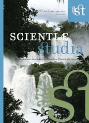 Capa Scientiae Studia volume 10, número 02, 2012.