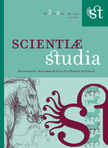 Capa Scientiae Studia volume 3 número 02.